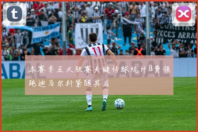 本赛季五大联赛关键传球统计B费领跑迪马尔科紧随其后